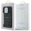 Etui Guess 4G Ring Classic Logo MagSafe na iPhone 16 Pro Max - czarne Guess