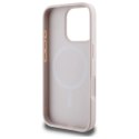 Etui Guess 4G Ring Classic Logo MagSafe na iPhone 16 Pro Max - różowe Guess