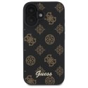 Etui Guess Peony Script MagSafe na iPhone 16 - czarne Guess