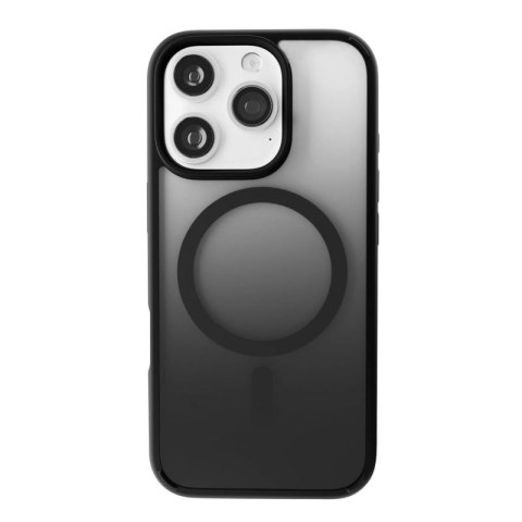 Etui silikonowe Puro Gradient MagSafe do iPhone 16 Pro Max - czarne Puro