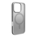 Etui silikonowe Puro Gradient MagSafe do iPhone 16 Pro - srebrne Puro