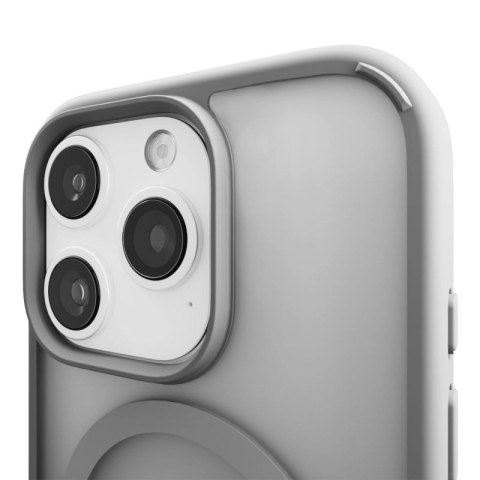 Etui silikonowe Puro Gradient MagSafe do iPhone 16 Pro - srebrne Puro