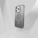 Etui silikonowe Puro Gradient MagSafe do iPhone 16 Pro - srebrne Puro