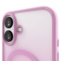 Etui silikonowe Puro Gradient MagSafe do iPhone 16 - różowe Puro