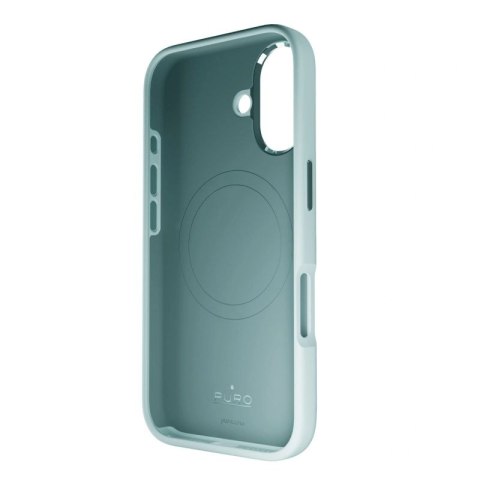 Etui silikonowe Puro Icon Mag Pro MagSafe do iPhone 16 - zielone Puro