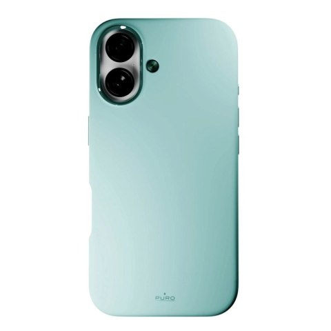 Etui silikonowe Puro Icon Mag Pro MagSafe do iPhone 16 - zielone Puro