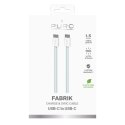 Kabel Puro Fabrik USB-C - USB-C 1,5m 60W 480mbps - niebieski Puro Elektrik