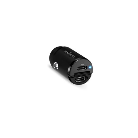 Ładowarka samochodowa Puro Mini 30W Power Delivery 2 x USB-C - czarna Puro Elektrik