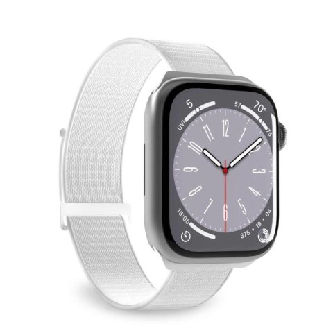 Pasek nylonowy Puro Sport do Apple Watch42 / 44 / 45 / 49 mm - biały Puro