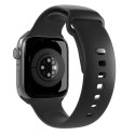 Pasek silikonowy Puro Icon do Apple Watch 38 / 40 / 41 mm - czarny (2 szt.) Puro
