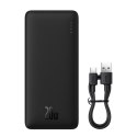 Powerbank Baseus Airpow 20W 20000mAh z kablem Baseus Simple Series USB-A - USB-C 50cm - czarny Baseus