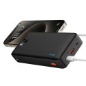 Powerbank Baseus Airpow 20W 20000mAh z kablem Baseus Simple Series USB-A - USB-C 50cm - czarny Baseus
