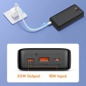 Powerbank Baseus Airpow 20W 20000mAh z kablem Baseus Simple Series USB-A - USB-C 50cm - czarny Baseus