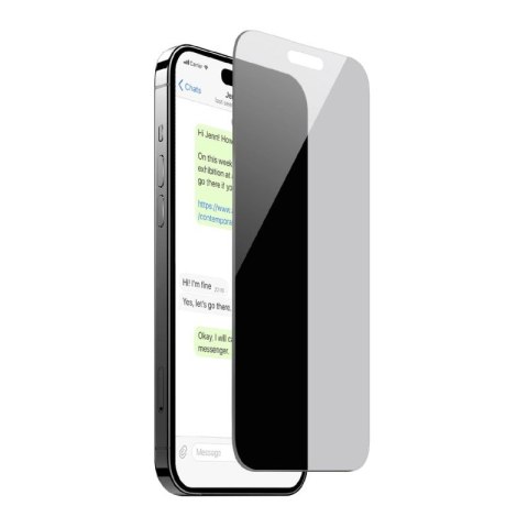 Szkło hartowane Puro Privacy Tempered Glass do iPhone 16 Plus / iPhone 15 Plus Puro