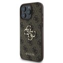 Etui Guess 4G Big Logo na iPhone 16 Pro - brązowe Guess