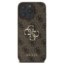 Etui Guess 4G Big Logo na iPhone 16 Pro - brązowe Guess