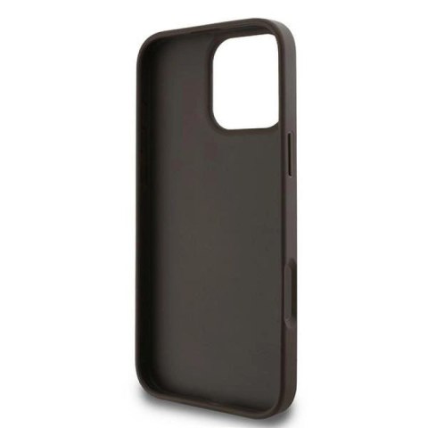 Etui Guess 4G Big Logo na iPhone 16 Pro - brązowe Guess