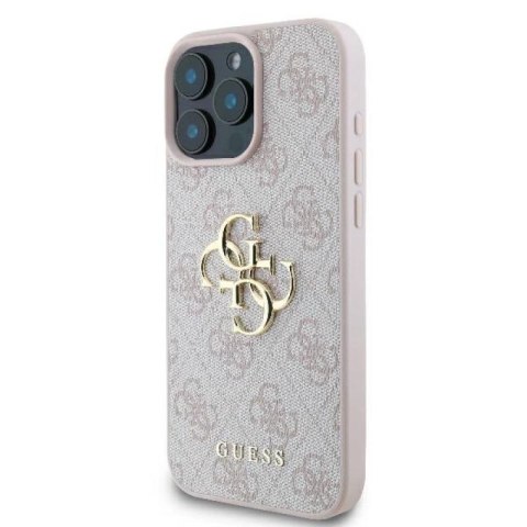 Etui Guess 4G Big Logo na iPhone 16 Pro - różowe Guess