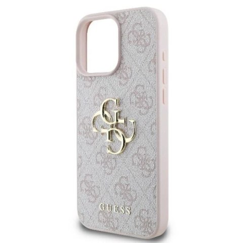 Etui Guess 4G Big Logo na iPhone 16 Pro - różowe Guess