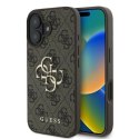 Etui Guess 4G Big Logo na iPhone 16 - brązowe Guess