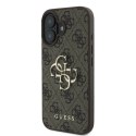 Etui Guess 4G Big Logo na iPhone 16 - brązowe Guess