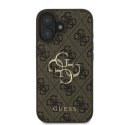 Etui Guess 4G Big Logo na iPhone 16 - brązowe Guess