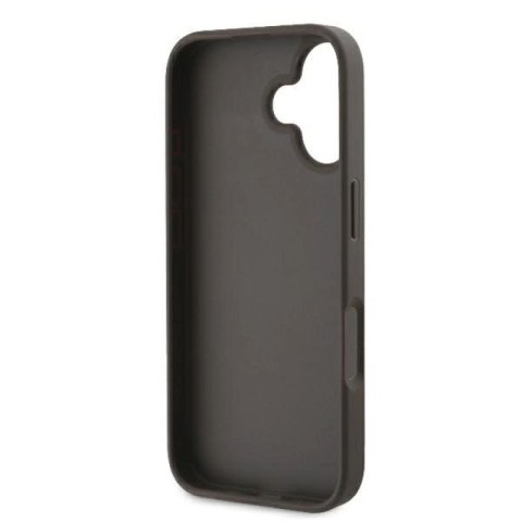 Etui Guess 4G Big Logo na iPhone 16 - brązowe Guess
