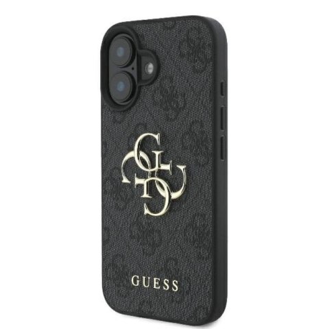Etui Guess 4G Big Logo na iPhone 16 - czarny Guess