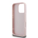 Etui Guess Quilted Metal Logo na iPhone 16 Pro - różowe Guess