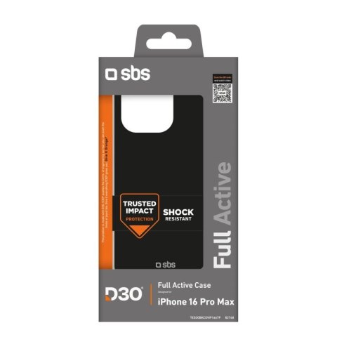 Etui SBS Full Active D3O do iPhone 16 Pro Max - czarne SBS