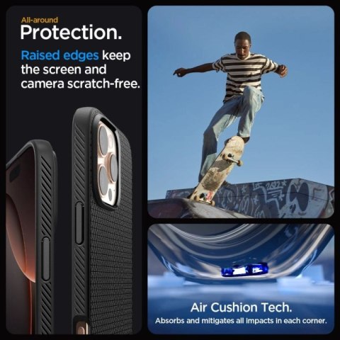 Etui Spigen Liquid Air na iPhone 16 Pro - czarne Spigen
