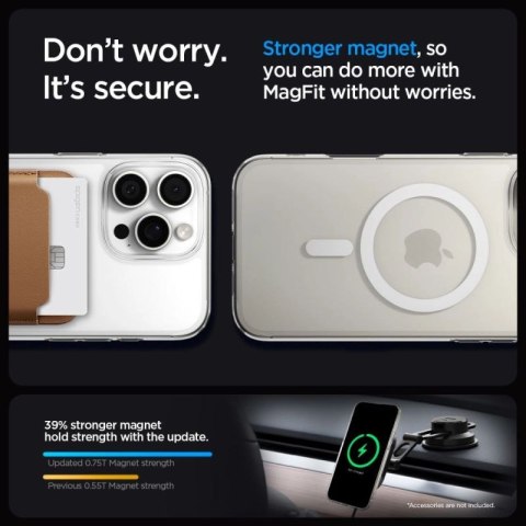 Etui Spigen Liquid Crystal Mag MagSafe na iPhone 16 Pro - przezroczyste Spigen
