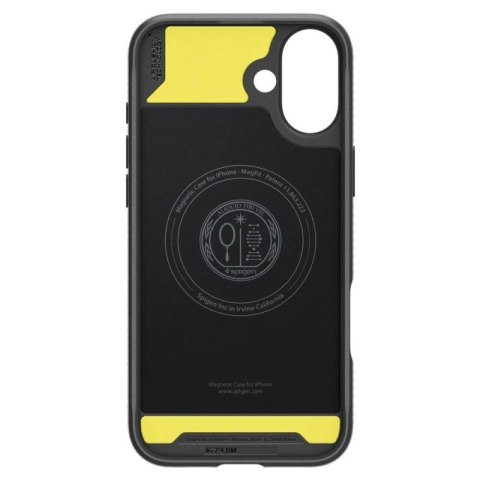 Etui Spigen Rugged Armor MagSafe do iPhone 16 - czarne Spigen
