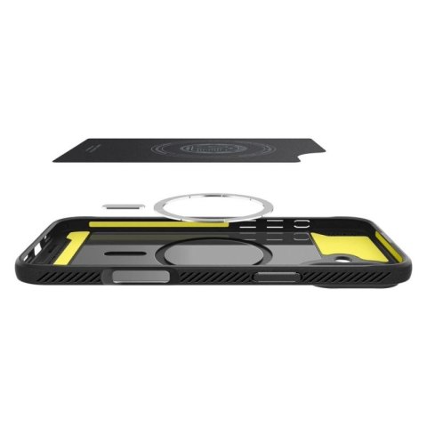 Etui Spigen Rugged Armor MagSafe do iPhone 16 - czarne Spigen