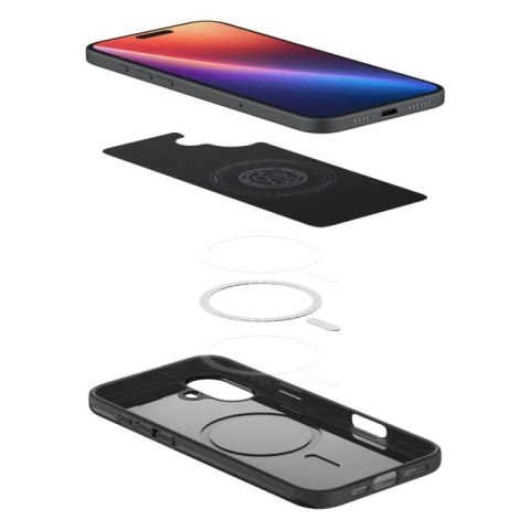 Etui Spigen Thin Fit MagSafe do na iPhone 16 Plus - czarne Spigen
