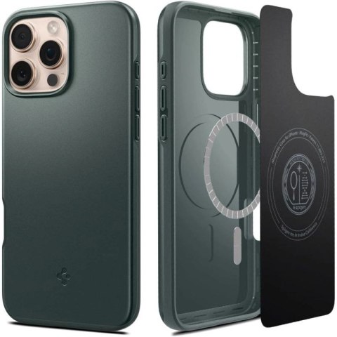 Etui Spigen Thin Fit MagSafe do na iPhone 16 Pro Max - zielone Spigen