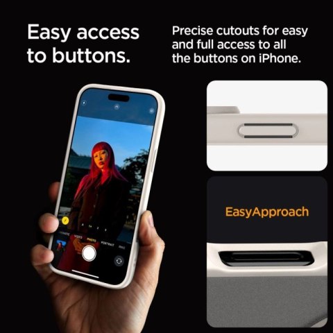 Etui Spigen Ultra Hybrid Mag z MagSafe na iPhone 16 Pro Max - tytanowe Spigen