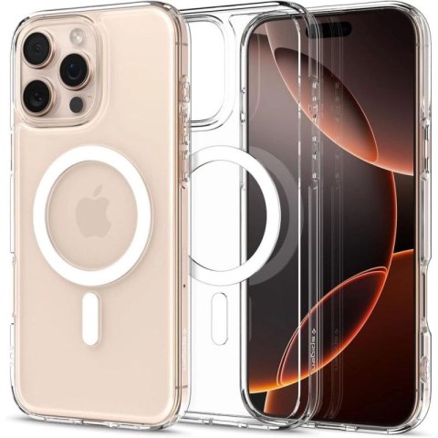 Etui Spigen Ultra Hybrid Mag z MagSafe na iPhone 16 Pro - białe Spigen