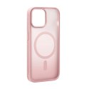 Etui silikonowe Puro Gradient MagSafe do iPhone 15 Plus - różowe Puro