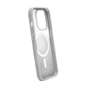Etui silikonowe Puro Gradient MagSafe do iPhone 15 Pro Max - srebrne Puro