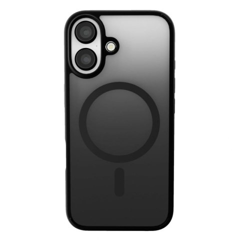 Etui silikonowe Puro Gradient MagSafe do iPhone 16 - czarne Puro