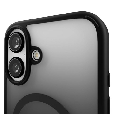 Etui silikonowe Puro Gradient MagSafe do iPhone 16 - czarne Puro