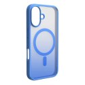Etui silikonowe Puro Gradient MagSafe do iPhone 16 - niebieskie Puro