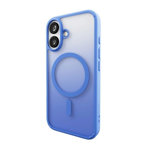 Etui silikonowe Puro Gradient MagSafe do iPhone 16 - niebieskie Puro