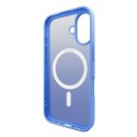 Etui silikonowe Puro Gradient MagSafe do iPhone 16 - niebieskie Puro