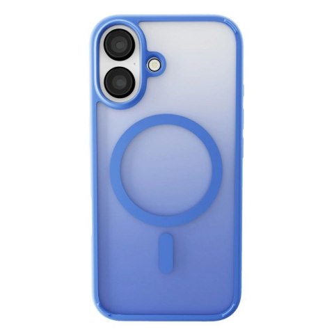 Etui silikonowe Puro Gradient MagSafe do iPhone 16 - niebieskie Puro