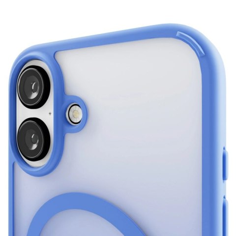 Etui silikonowe Puro Gradient MagSafe do iPhone 16 - niebieskie Puro