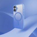 Etui silikonowe Puro Gradient MagSafe do iPhone 16 - niebieskie Puro
