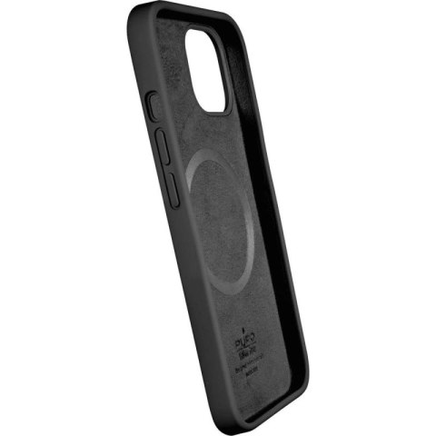 Etui silikonowe Puro Icon Mag MagSafe do iPhone 12 / 12 Pro - czarne Puro