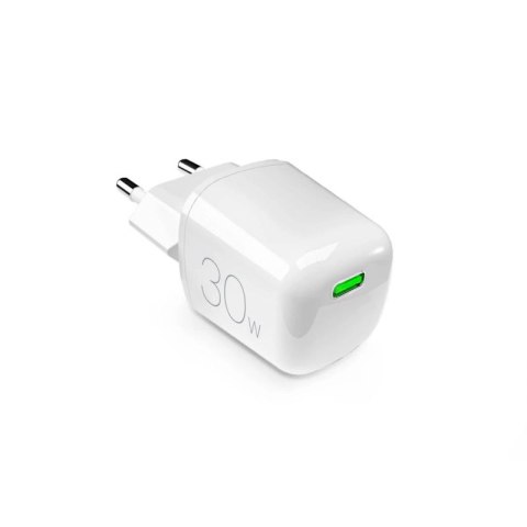 Ładowarka sieciowa Puro MiniPro 30W GaN USB-C - biała Puro Elektrik